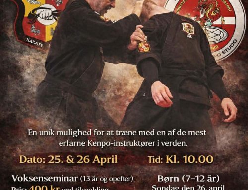 Kenpo seminar med Edward Downey, 10th Black belt.